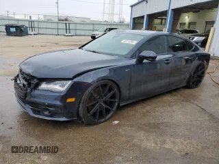 2014 Audi S7 Prestige with VIN WAUW2AFC5EN045616, listed as a Copart auction lot 44414285 with 133,076 mi miles and Salvage Title. Bid and sale history available at carsss.com. Image 1.