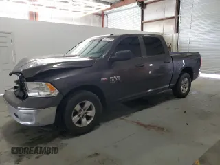 2021 Ram 1500 Tradesman with VIN 3C6RR6KTXMG513059, listed as a Copart auction lot 58179955 with 67,484 mi miles and Salvage title. Bid and sale history available at DreamBid. Image 1.