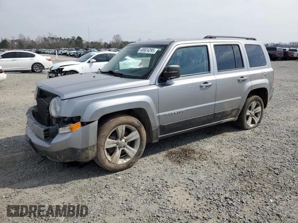 2017 Jeep Patriot Latitude with VIN 1C4NJPFB2HD102814, listed as a Copart auction lot 48924295 with 166,106 mi miles and Salvage Title. Bid and sale history available at DreamBid. Image 1.