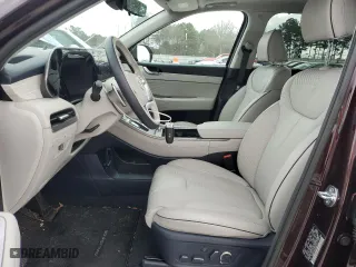 2025 Hyundai Palisade Calligraphy with VIN KM8R74GE0SU824972, listed as a Copart auction lot 47520895 with 5,673 mi miles and Salvage Title. Bid and sale history available at carsss.com. Image 7.