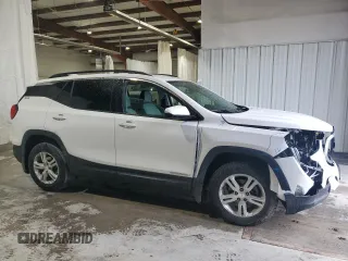 2020 GMC Terrain SLE with VIN 3GKALTEV5LL337681, listed as a Copart auction lot 59696575 with 57,815 mi miles and Salvage title. Bid and sale history available at DreamBid. Image 4.