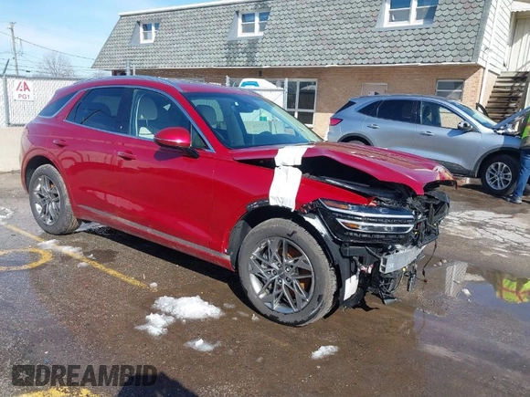 2025 Genesis GV70 2.5T with VIN 5NMMADTB5SH021934, listed as a IAAI auction lot 41784283 with 5,920 mi miles and . Bid and sale history available at DreamBid. Image 1.