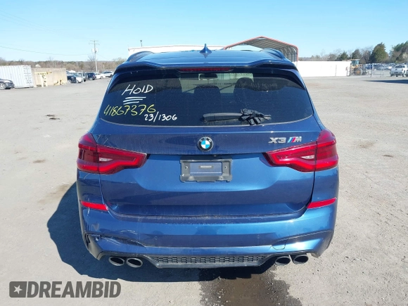 2021 BMW X3 M z VIN 5YMTS0C06M9F45134, wystawiony jako IAAI lot #41867376 z przebiegiem 35 237 mil mil oraz . Historia ofert i sprzedaży dostępna na DreamBid. Obrazek 16.