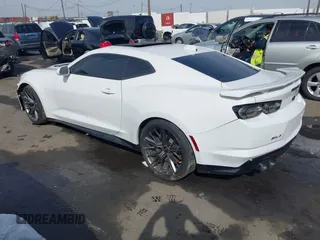 2023 Chevrolet Camaro ZL1 with VIN 1G1FK1R62P0139261, listed as a IAAI auction lot 41677195 with 4,161 mi miles and . Bid and sale history available at DreamBid. Image 3.