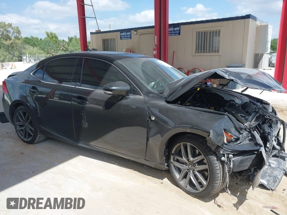 2019 Lexus IS with VIN JTHC81D29K5035258, listed as a IAAI auction lot 41907785 with 51,201 mi miles. Bid and sale history available at carsss.com. Image 14.