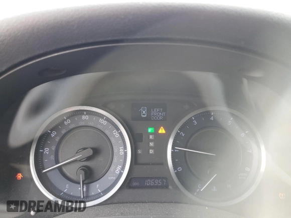2012 Lexus IS 350 z VIN JTHBE5C24C5030273, wystawiony jako Copart lot #56987965 z przebiegiem 106 957 mil mil oraz Szkoda całkowita • Salvage title. Historia ofert i sprzedaży dostępna na DreamBid. Obrazek 9.