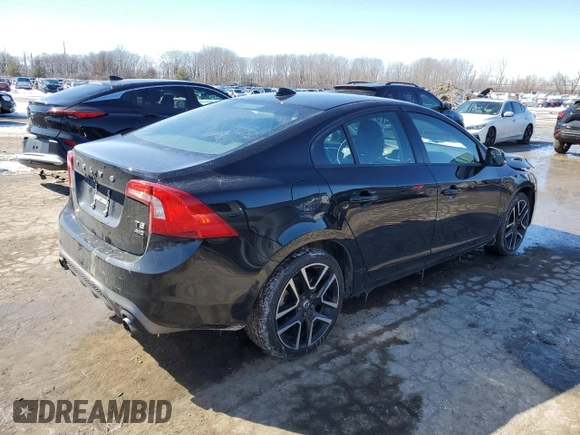2018 Volvo S60 Dynamic with VIN YV140MTL8J2460585, listed as a Copart auction lot 46281405 with 46,525 mi miles and Salvage Title. Bid and sale history available at carsss.com. Image 3.