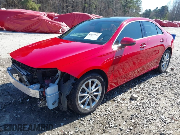 2019 Mercedes-Benz A 220 with VIN WDD3G4EBXKW025908, listed as a IAAI auction lot 41679913 with 58,738 mi miles and . Bid and sale history available at DreamBid. Image 18.