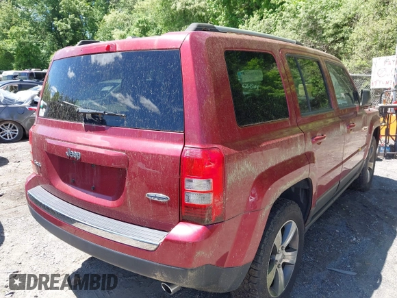 2016 Jeep Patriot High Altitude z VIN 1C4NJRFBXGD580912, wystawiony jako IAAI lot #42276322 z przebiegiem 119 412 mil mil oraz . Historia ofert i sprzedaży dostępna na DreamBid. Obrazek 4.