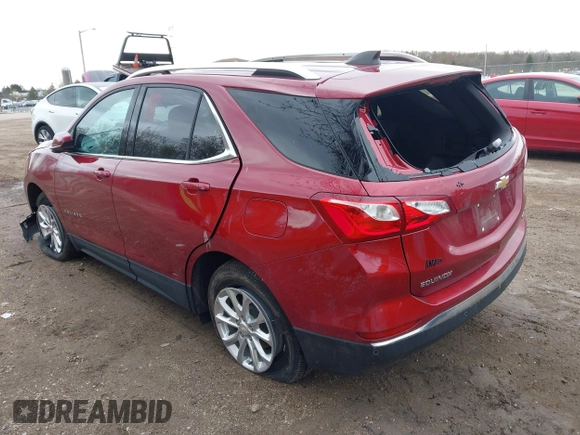 2020 Chevrolet Equinox LT with VIN 2GNAXUEV6L6220600, listed as a IAAI auction lot 42181262 with 26,887 mi miles and . Bid and sale history available at DreamBid. Image 3.