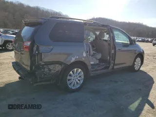2016 Toyota Sienna Ltd with VIN 5TDDK3DC7GS130835, listed as a Copart auction lot 47669865 with 122,685 mi miles and Salvage Title. Bid and sale history available at carsss.com. Image 3.