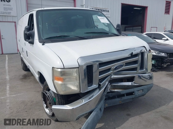 2009 Ford Econoline Cargo Commercial with VIN 1FTNE14W09DA38068, listed as a IAAI auction lot 41690071 with 182,337 mi miles and . Bid and sale history available at DreamBid. Image 1.