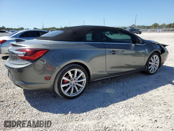 2017 Buick Cascada Premium with VIN W04WH3N5XHG057845, listed as a Copart auction lot 49683175 with 70,192 mi miles and Salvage Title. Bid and sale history available at DreamBid. Image 3.