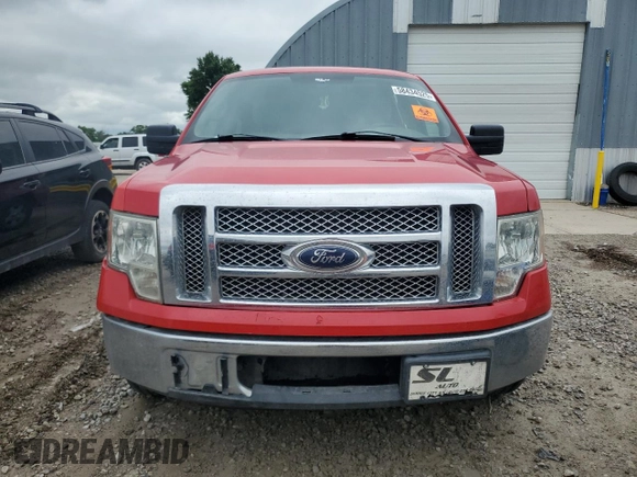 2009 Ford F-150 XL with VIN 1FTRW12889FA57183, listed as a Copart auction lot 58434525 with 207,526 mi miles and Salvage title. Bid and sale history available at DreamBid. Image 5.
