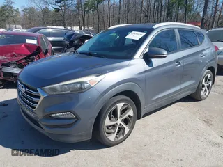 2016 Hyundai Tucson Limited with VIN KM8J33A26GU075023, listed as a IAAI auction lot 41656851 with 125,277 mi miles and . Bid and sale history available at DreamBid. Image 18.