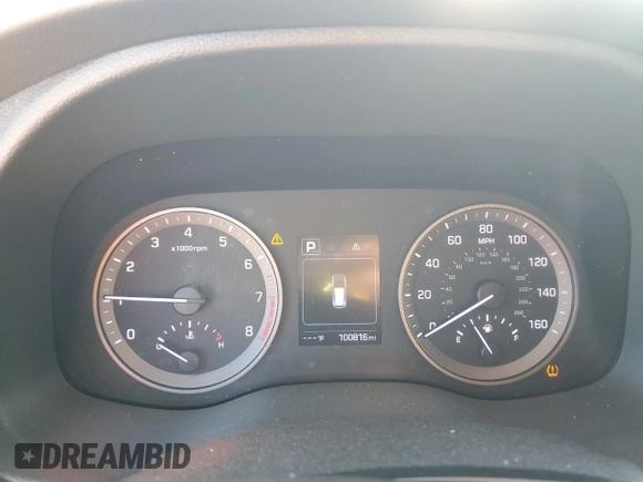 2018 Hyundai Tucson SEL with VIN KM8J3CA43JU600368, listed as a Copart auction lot 46899675 with 100,816 mi miles and Salvage Title. Bid and sale history available at carsss.com. Image 9.