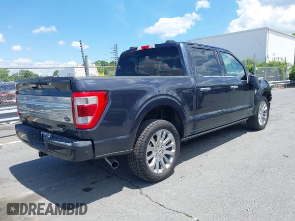 2021 Ford F-150 XL z VIN 1FTFW1ED5MFA85060, wystawiony jako IAAI lot #42240727 z przebiegiem 150 378 mil mil oraz . Historia ofert i sprzedaży dostępna na DreamBid. Obrazek 4.