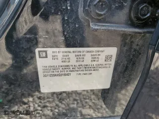 2016 Chevrolet Impala LS with VIN 2G11Z5SAXG9188421, listed as a Copart auction lot 49373155 with 117,765 mi miles and Salvage Title. Bid and sale history available at carsss.com. Image 12.