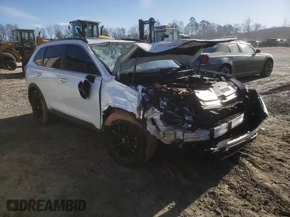 2024 Honda CR-V Sport-L with VIN 7FARS5H85RE009398, listed as a Copart auction lot 46808605 with 23,926 mi miles and Salvage Title. Bid and sale history available at DreamBid. Image 11.