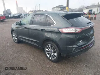2015 Ford Edge Titanium with VIN 2FMPK4K95FBB20469, listed as a IAAI auction lot 41952318 with 186,859 mi miles. Bid and sale history available at carsss.com. Image 3.