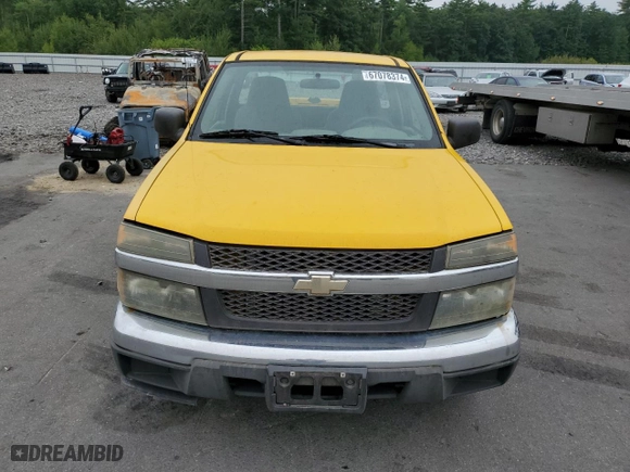 2007 Chevrolet Colorado Work Truck with VIN 1GCCS149778196388, listed as a Copart auction lot 67078374 with 192,383 mi miles and Salvage Title. Bid and sale history available at carsss.com. Image 5.