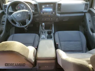 2023 Nissan Frontier SV with VIN 1N6ED1EK6PN614006, listed as a Copart auction lot 77823854 with 14,500 mi miles and Salvage Title. Bid and sale history available at carsss.com. Image 8.
