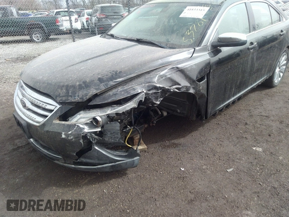 2010 Ford Taurus Limited with VIN 1FAHP2FWXAG153781, listed as a IAAI auction lot 41833315 with 176,800 mi miles. Bid and sale history available at carsss.com. Image 6.