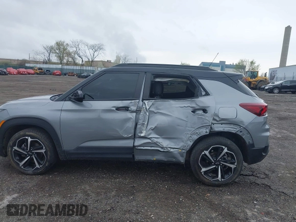 2023 Chevrolet TrailBlazer RS with VIN KL79MUSL3PB011922, listed as a IAAI auction lot 41943713 with 43,742 mi miles and . Bid and sale history available at DreamBid. Image 6.