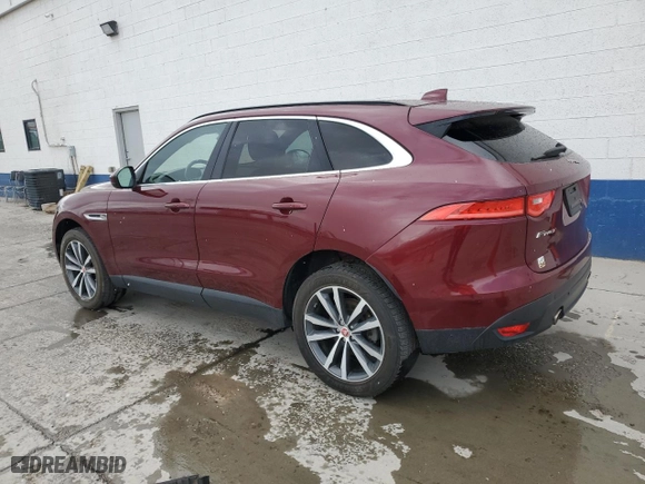 2017 Jaguar F-PACE 35t Prestige with VIN SADCK2BV9HA496454, listed as a Copart auction lot 51451575 with 95,616 mi miles and Clean Title. Bid and sale history available at carsss.com. Image 2.
