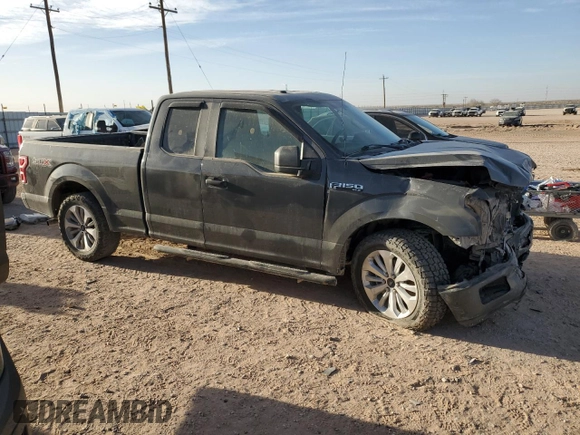 2018 Ford F-150 XL with VIN 1FTEX1CP9JFC00230, listed as a Copart auction lot 46915745 with Not provided miles and Salvage title. Bid and sale history available at DreamBid. Image 4.