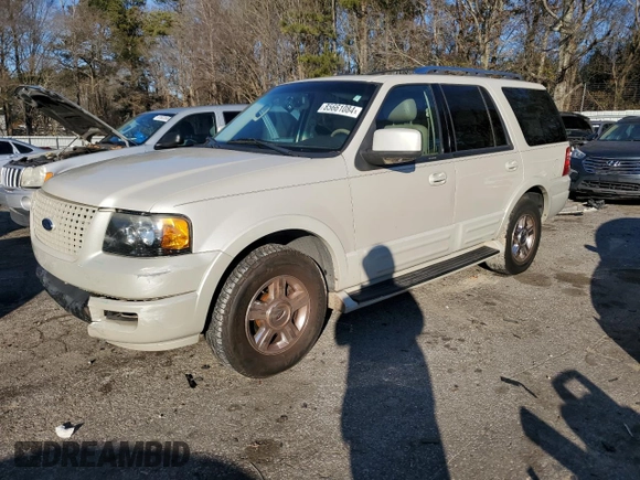 2006 Ford Expedition Limited with VIN 1FMFU19596LA01847, listed as a Copart auction lot 85661084 with 177,779 mi miles and Salvage Title. Bid and sale history available at carsss.com. Image 1.