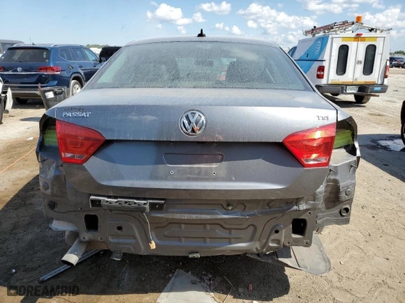 2015 Volkswagen Passat 1.8T Limited Edition with VIN 1VWAT7A35FC116456, listed as a Copart auction lot 51932315 with 69,675 mi miles and Salvage Title. Bid and sale history available at carsss.com. Image 6.