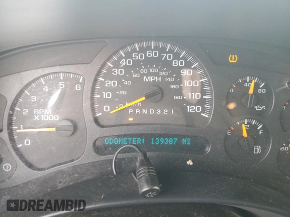 2006 Chevrolet Avalanche LS with VIN 3GNGK22G36G194291, listed as a Copart auction lot 87296094 with 139,387 mi miles and Salvage Title. Bid and sale history available at DreamBid. Image 9.