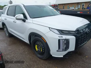 2025 Hyundai Palisade SE z VIN KM8R14GE5SU887907, wystawiony jako IAAI lot #42156445 z przebiegiem 128 mil mil oraz . Historia ofert i sprzedaży dostępna na DreamBid. Obrazek 1.
