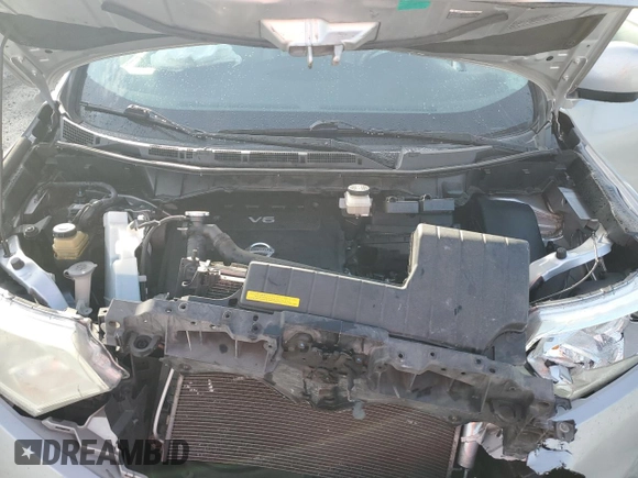2013 Nissan Quest SV with VIN JN8AE2KP3D9061764, listed as a Copart auction lot 60849965 with Not provided miles and Salvage title. Bid and sale history available at DreamBid. Image 12.
