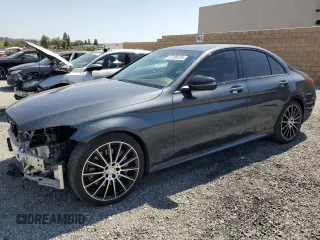 2016 Mercedes-Benz C 300 with VIN 55SWF4JB9GU109731, listed as a Copart auction lot 57338725 with 44,840 mi miles and Salvage title. Bid and sale history available at DreamBid. Image 1.