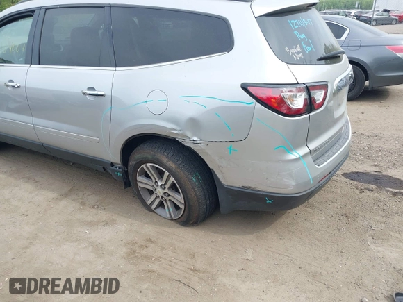 2017 Chevrolet Traverse LT with VIN 1GNKRHKD7HJ346427, listed as a IAAI auction lot 42104804 with 86,636 mi miles and . Bid and sale history available at DreamBid. Image 6.