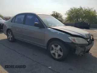 2005 Honda Civic EX with VIN 1HGES26755L011745, listed as a Copart auction lot 70913114 with 160,438 mi miles and Salvage Title. Bid and sale history available at DreamBid. Image 4.