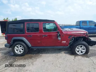 2021 Jeep Wrangler Unlimited Sport S с VIN 1C4HJXDG0MW709711, выставлен на аукционе IAAI как лот 42394165 с пробегом 52 916 миль миль и . История ставок и продаж доступна на DreamBid. Изображение 13.