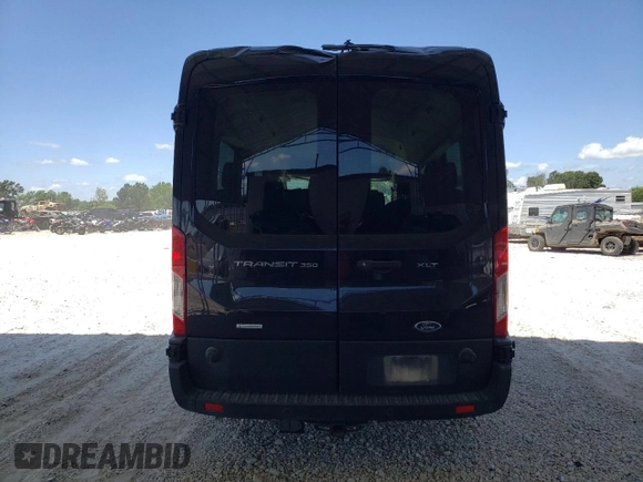 2019 Ford Transit Passenger XL with VIN 1FBAX2CG1KKA76553, listed as a Copart auction lot 61245855 with 81,984 mi miles and Salvage title. Bid and sale history available at DreamBid. Image 6.