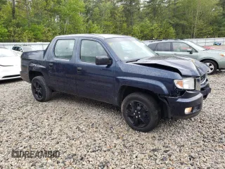 2012 Honda Ridgeline RT with VIN 5FPYK1F27CB454710, listed as a Copart auction lot 57634595 with 168,131 mi miles and Salvage title. Bid and sale history available at DreamBid. Image 4.