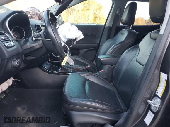 2021 Jeep Compass Limited with VIN 3C4NJCCB3MT597123, listed as a Copart auction lot 78966514 with 64,205 mi miles and Salvage Title. Bid and sale history available at carsss.com. Image 7.