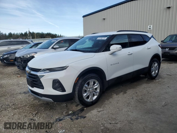 2022 Chevrolet Blazer LT with VIN 3GNKBHR49NS113055, listed as a Copart auction lot 54768725 with 51,151 mi miles and Salvage title. Bid and sale history available at DreamBid. Image 1.
