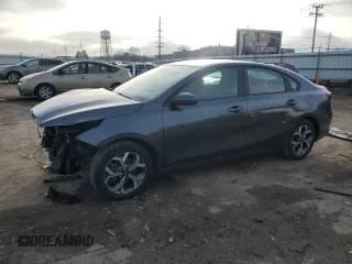 2020 Kia Forte LXS with VIN 3KPF24AD2LE240093, listed as a Copart auction lot 87011364 with 34,895 mi miles and Salvage Title. Bid and sale history available at carsss.com. Image 1.