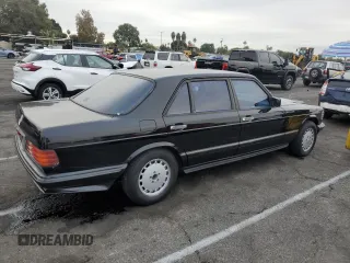 1991 Mercedes-Benz 420 with VIN WDBCA35E5MA601810, listed as a Copart auction lot 81968234 with 83,864 mi miles and Clean Title. Bid and sale history available at carsss.com. Image 3.