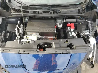 2022 Nissan LEAF SV Plus with VIN 1N4BZ1CV8NC564082, listed as a Copart auction lot 49554945 with 15,394 mi miles and Salvage title. Bid and sale history available at DreamBid. Image 11.
