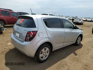 2015 Chevrolet Sonic LS with VIN 1G1JB6SH4F4198631, listed as a Copart auction lot 63808334 with 147,662 mi miles and Salvage title. Bid and sale history available at DreamBid. Image 3.