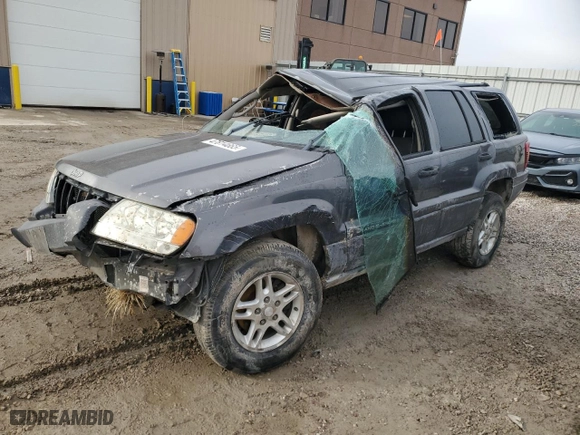 2004 Jeep Grand Cherokee Laredo with VIN 1J4GW48S54C283035, listed as a Copart auction lot 47814665 with 0 mi miles and Salvage Title. Bid and sale history available at carsss.com. Image 1.