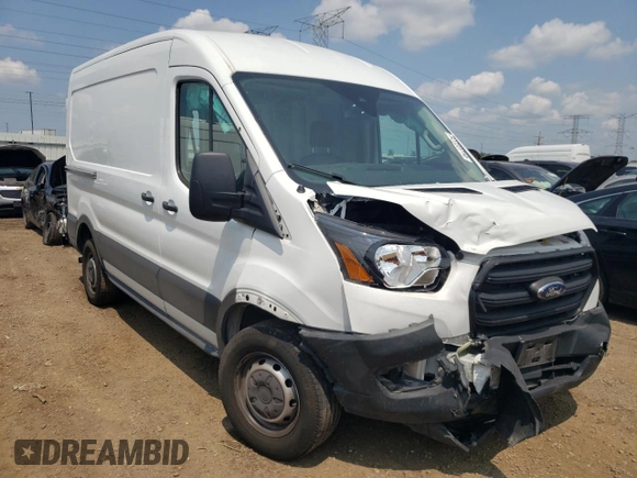 2020 Ford Transit Cargo with VIN 1FTBR1C88LKB39713, listed as a Copart auction lot 62722714 with 52,792 mi miles and Salvage Title. Bid and sale history available at DreamBid. Image 4.