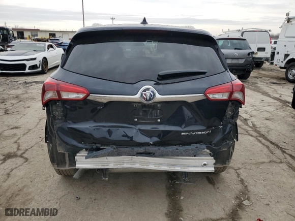 2020 Buick Envision Essence with VIN LRBFXCSA5LD111622, listed as a Copart auction lot 44543845 with 0 mi miles and Salvage Title. Bid and sale history available at carsss.com. Image 6.